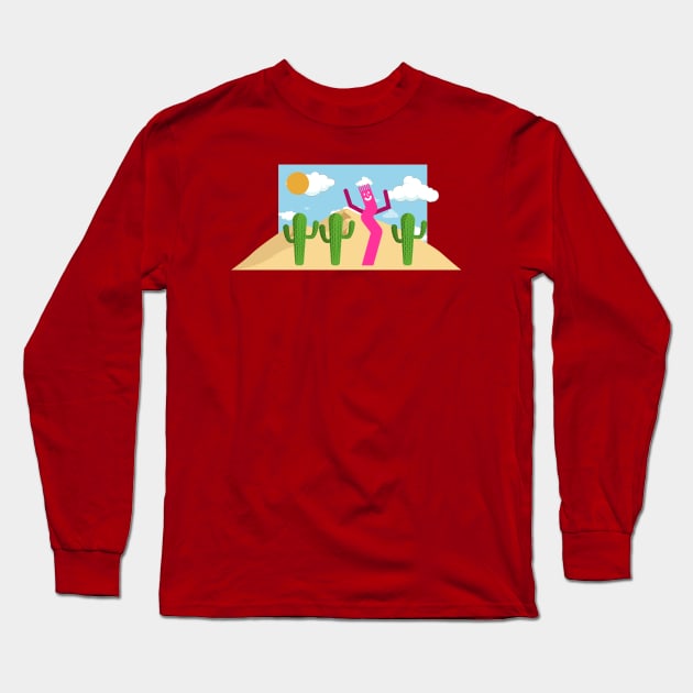 Cactus Company: The Oddball and the Prickly Trio Long Sleeve T-Shirt by AlmostMaybeNever